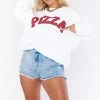 Show Me Your Mumu Stanley Sweatshirt ~ Pizza Graphic New Mu 2 Show Me Your Mumu Stanley Sweatshirt ~ Pizza Graphic New Mu