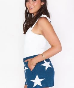 Show Me Your Mumu Boardwalk Shorts ~ Star Tossed Knit