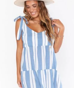 Show Me Your Mumu Emme Tie Dress ~ Sailboat Stripe