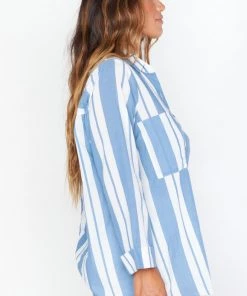 Show Me Your Mumu Stayton Tunic ~ Sailboat Stripe Tops