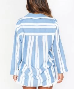Show Me Your Mumu Stayton Tunic ~ Sailboat Stripe Tops