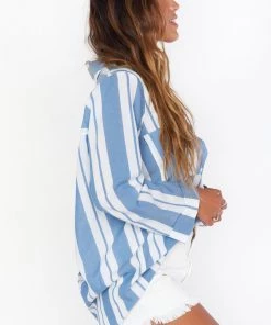 Show Me Your Mumu Stayton Tunic ~ Sailboat Stripe Tops