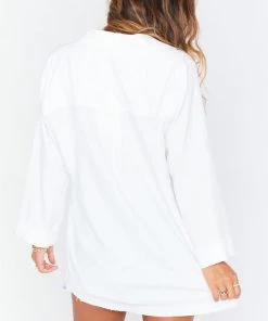 Show Me Your Mumu Stayton Tunic ~ White Linen New Mu