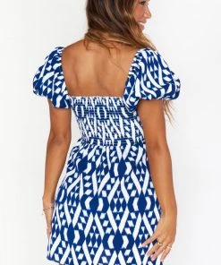 Show Me Your Mumu Bixby Mini Dress ~ Blue Ikat 13 Show Me Your Mumu Bixby Mini Dress ~ Blue Ikat