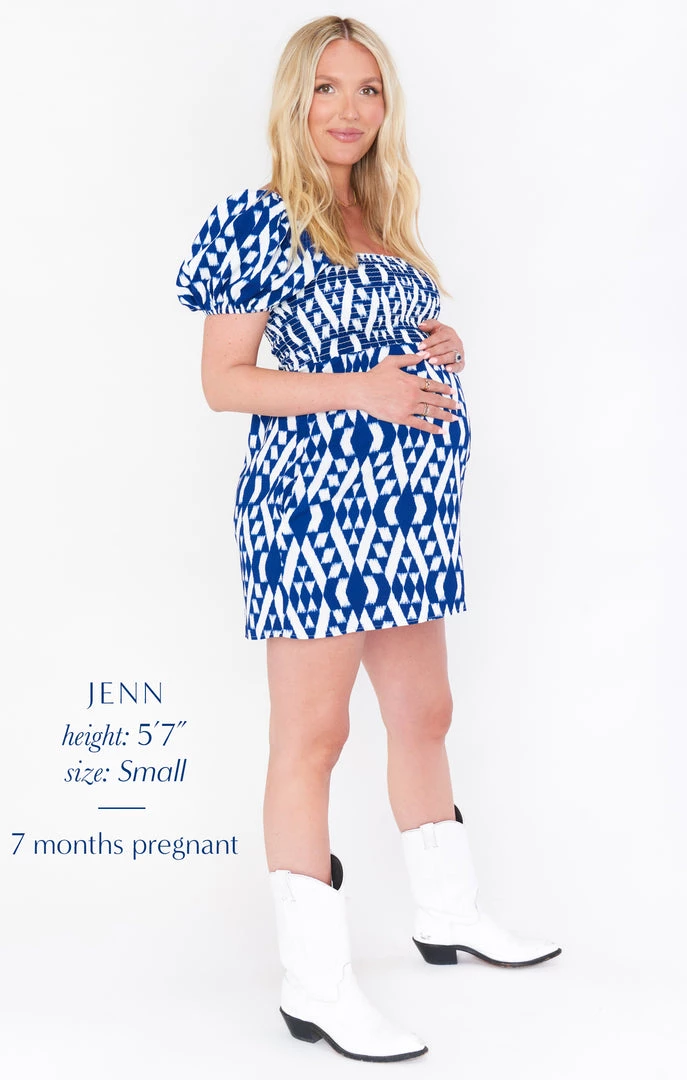 Show Me Your Mumu Bixby Mini Dress ~ Blue Ikat 11 Show Me Your Mumu Bixby Mini Dress ~ Blue Ikat