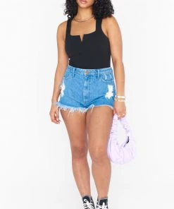 Show Me Your Mumu New Mu Arlo Bodysuit ~ Black Stretch 9 Show Me Your Mumu New Mu Arlo Bodysuit ~ Black Stretch