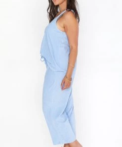 Show Me Your Mumu Homebody Set ~ Periwinkle Terry Tops