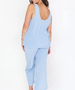 Show Me Your Mumu Homebody Set ~ Periwinkle Terry Tops