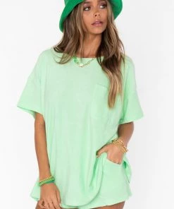 Show Me Your Mumu Easy Livin Set ~ Green Melon Terry