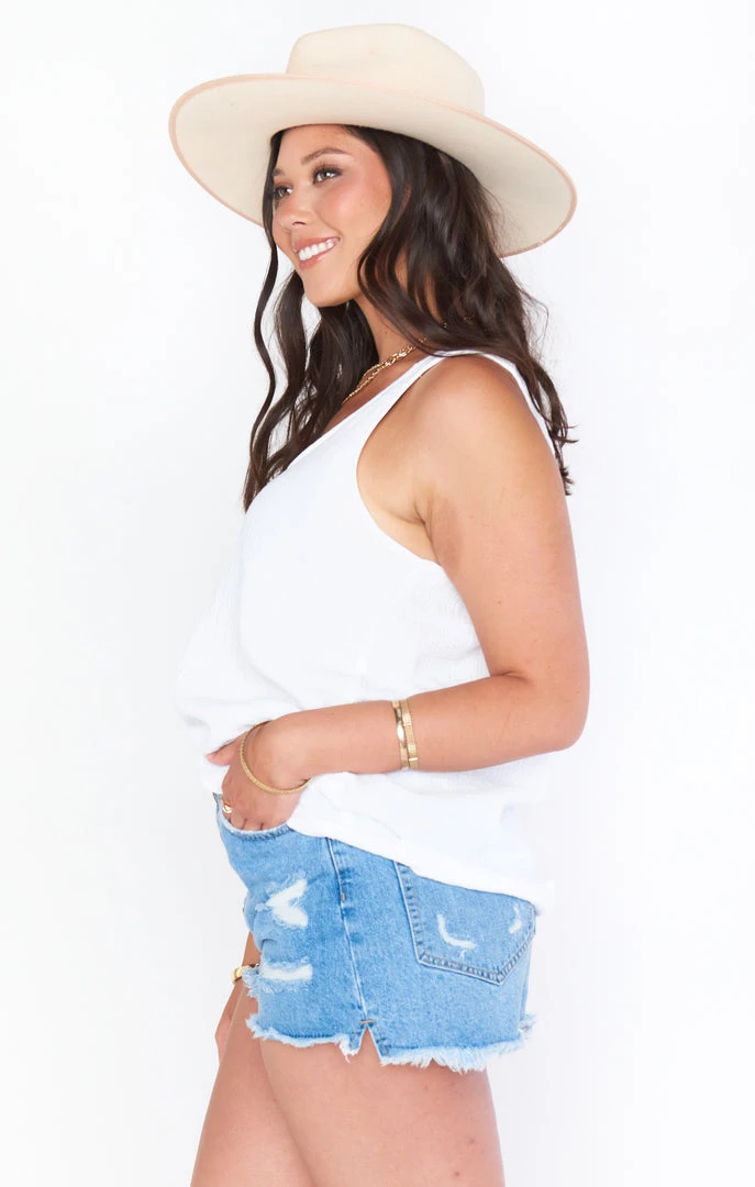 Show Me Your Mumu Morning Glory Tank ~ White Gauze 4 Show Me Your Mumu Morning Glory Tank ~ White Gauze