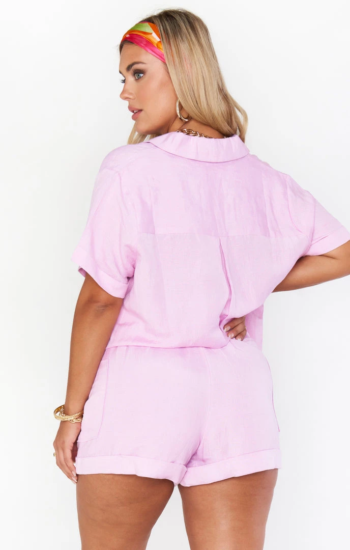 Show Me Your Mumu Bella Shorts ~ Lavender Linen New Mu 5 Show Me Your Mumu Bella Shorts ~ Lavender Linen New Mu