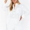 Show Me Your Mumu New Mu Bella Shorts ~ White Linen