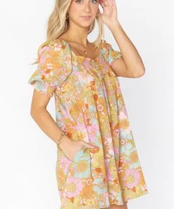 Show Me Your Mumu Annalynne Mini Dress ~ Groovy Blooms New Mu