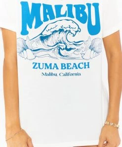 Show Me Your Mumu Travis Tee ~ Malibu Beach Graphic New Mu