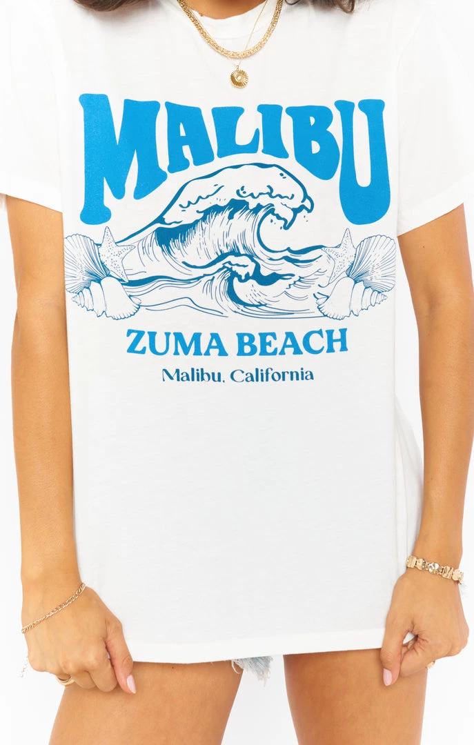 Show Me Your Mumu Travis Tee ~ Malibu Beach Graphic New Mu 4 Show Me Your Mumu Travis Tee ~ Malibu Beach Graphic New Mu