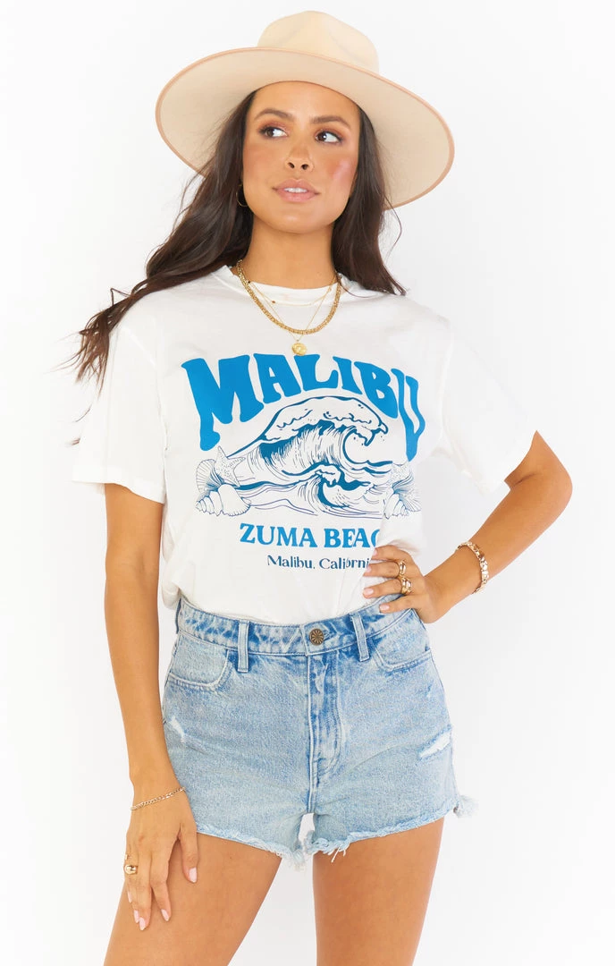 Show Me Your Mumu Travis Tee ~ Malibu Beach Graphic New Mu 3 Show Me Your Mumu Travis Tee ~ Malibu Beach Graphic New Mu