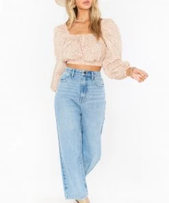 Show Me Your Mumu New Mu Suzanna Crop Top ~ Ditsy Daisy