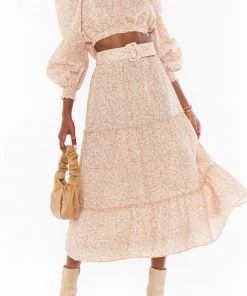 Show Me Your Mumu Miley Midi Skirt ~ Ditsy Daisy New Mu