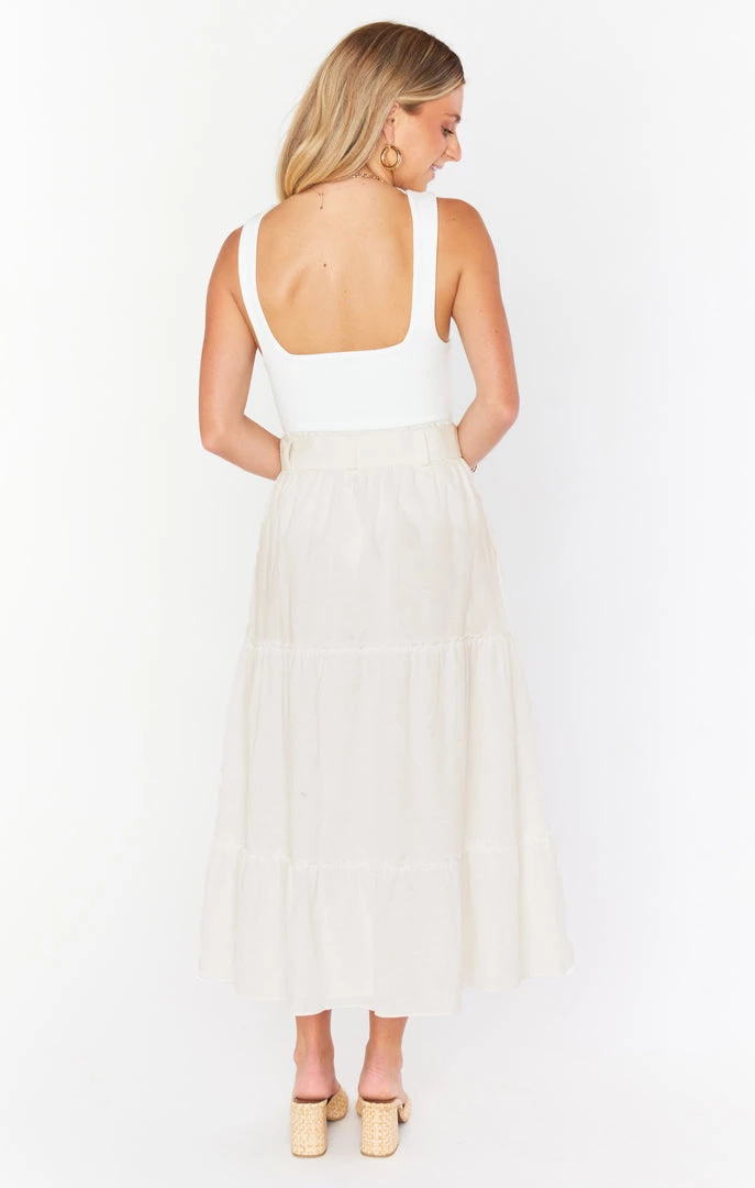 Show Me Your Mumu Miley Midi Skirt ~ Cream New Mu 5 Show Me Your Mumu Miley Midi Skirt ~ Cream New Mu