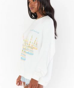 Show Me Your Mumu New Mu Scotty Sweatshirt ~ Smooth Sailing Graphic