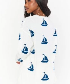 Show Me Your Mumu Go To Sweater ~ Sailboat Knit