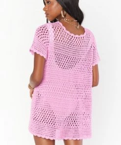 Show Me Your Mumu Cleo Coverup ~ Bright Lilac Crochet
