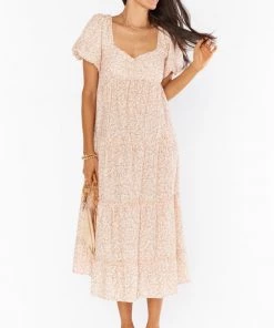Show Me Your Mumu Odette Midi Dress ~ Ditsy Daisy