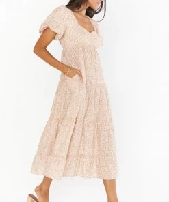 Show Me Your Mumu Odette Midi Dress ~ Ditsy Daisy