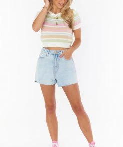 Show Me Your Mumu Simple Sweater ~ Simple Stripe Knit New Mu