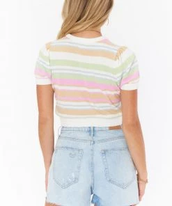 Show Me Your Mumu Simple Sweater ~ Simple Stripe Knit New Mu