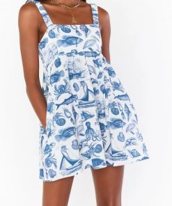 Show Me Your Mumu Fling Mini Dress ~ Sailing Seas