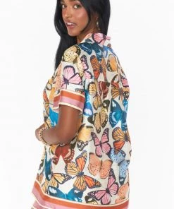 Show Me Your Mumu Sunday Morning Sleep Set ~ Baileys Butterflies Silky