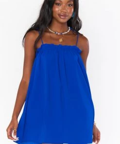 Show Me Your Mumu Angel Mini Dress ~ Bright Blue