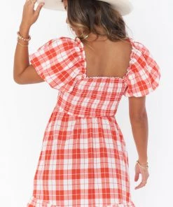 Show Me Your Mumu New Mu Colvin Mini Dress ~ Picnic Plaid