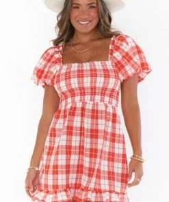 Show Me Your Mumu New Mu Colvin Mini Dress ~ Picnic Plaid