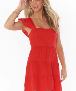 Show Me Your Mumu Lovely Mini Dress ~ Cherry Poplin Dresses