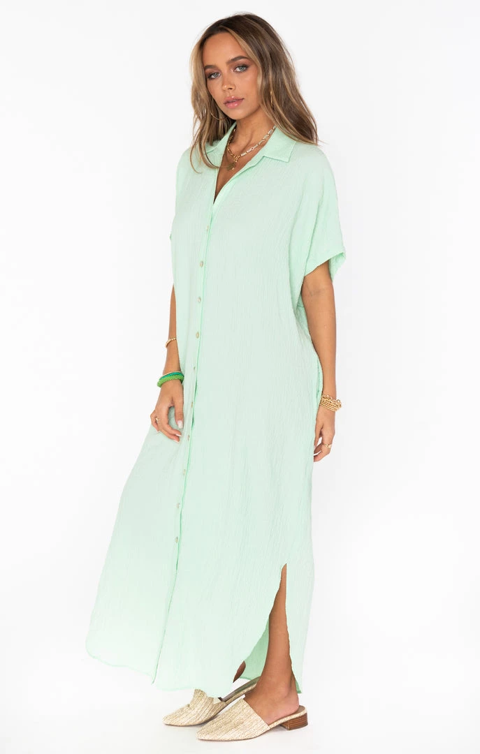 Show Me Your Mumu Buoy Button Down Dress ~ Green Melon New Mu 4 Show Me Your Mumu Buoy Button Down Dress ~ Green Melon New Mu