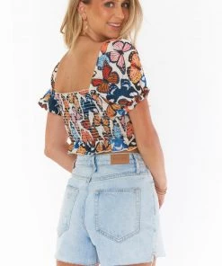 Show Me Your Mumu Lila Top ~ Baileys Butterflies