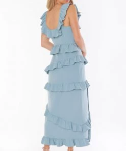 Show Me Your Mumu New Mu Greta Dress ~ Silver Sage Stretch Crepe 11 Show Me Your Mumu New Mu Greta Dress ~ Silver Sage Stretch Crepe