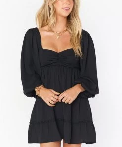 Show Me Your Mumu Mandi Mini Dress ~ Black