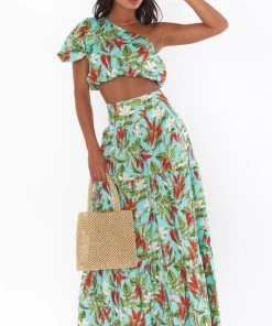 Show Me Your Mumu New Mu Melody Maxi Skirt ~ Spicy Peppers