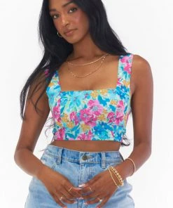 Show Me Your Mumu Myrna Crop Top ~ Garden Girls New Mu
