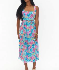 Show Me Your Mumu New Mu Maya Midi Skirt ~ Garden Girls
