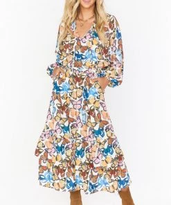 Show Me Your Mumu New Mu Cait Midi Dress ~ Baileys Butterflies