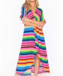 Show Me Your Mumu Get Twisted Maxi Dress ~ Serape Party