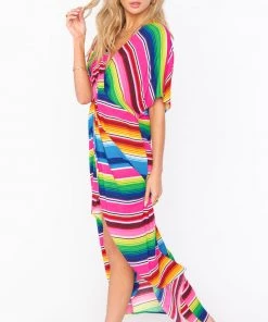 Show Me Your Mumu Get Twisted Maxi Dress ~ Serape Party