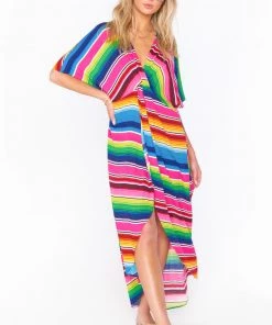 Show Me Your Mumu Get Twisted Maxi Dress ~ Serape Party