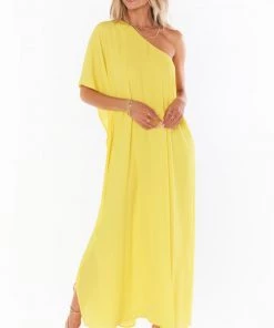 Show Me Your Mumu Tropez Maxi ~ Sunshine Yellow Crisp