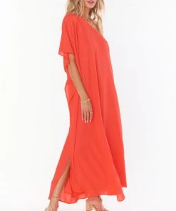 Show Me Your Mumu New Mu Tropez Maxi ~ Bright Red