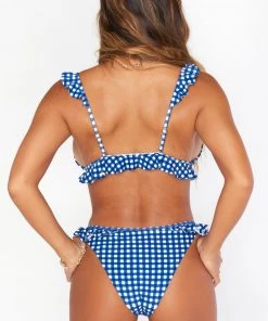 Show Me Your Mumu Rosemary Ruffle Bottom ~ Seaside Gingham